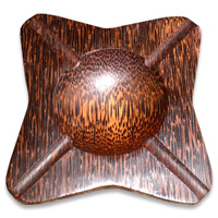 Wooden Coconut Ashtray