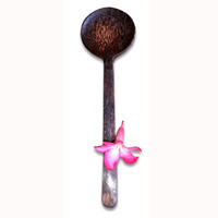 Wooden Big Spoon, Hand Carved From Coconut Wood