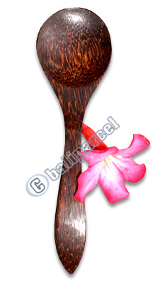 Wooden Spoon For Rice, Hand Carved From Coconut Wood
