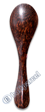 Wooden Soup Spoon, Hand Carved From Coconut Wood