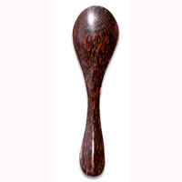 Wooden Soup Spoon, Hand Carved From Coconut Wood