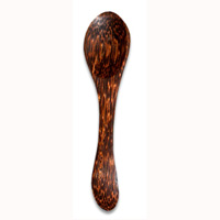 Wooden Sugar Spoon, Hand Carved From Coconut Wood