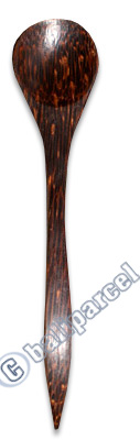 Wooden Sugar Spoon, Hand Carved From Coconut Wood