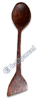 Wooden Spoon, Hand Carved From Coconut Wood