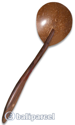Wooden Soup Spoon, Hand Carved From Coconut Wood