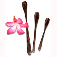 Wooden Spoon, Hand Carved From Coconut Wood