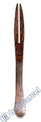 Wooden Cake Spoon, Hand Carved From Coconut Wood