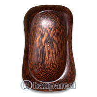 Wooden Soap Dish, Hand Carved From Coconut Wood