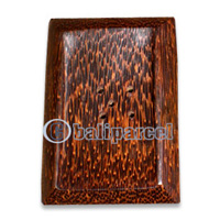 Wooden Soap Dish, Hand Carved From Coconut Wood