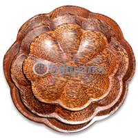 Wooden Fruits Plater, Hand Carved From Coconut Wood