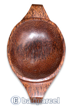 Wooden Hot Plater, Hand Carved From Coconut Wood