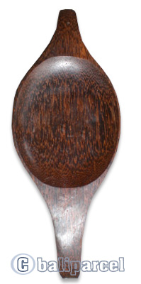 Wooden Hot Plater, Hand Carved From Coconut Wood