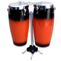 Set Of 2 Bongo Drums, Miniature Of Music Instrument