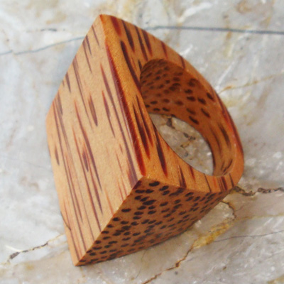 Wooden Ring From Coconut Wood