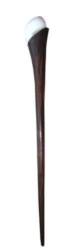 Wooden Hair Ornament Inlaid With Shell