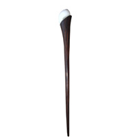 Wooden Hair Ornament Inlaid With Shell