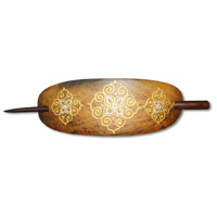 Wooden Handcarved Hair Ornament