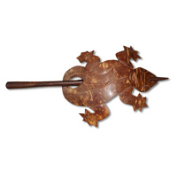Wooden Handcarved Hair Ornament