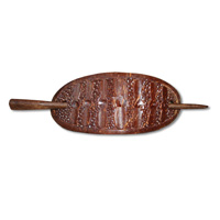 Wooden Handcarved Hair Ornament