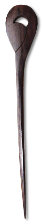 Wooden Plain Hair Ornament