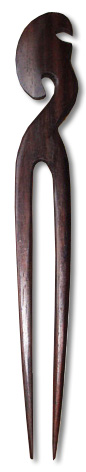 Wooden Plain Hair Ornament