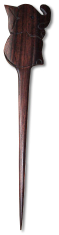 Wooden Plain Hair Ornament