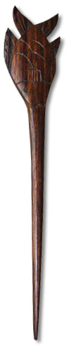 Wooden Plain Hair Ornament