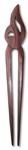 Wooden Plain Hair Ornament