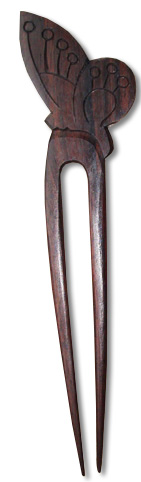 Wooden Plain Hair Ornament