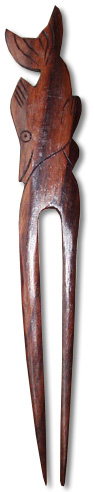 Wooden Plain Hair Ornament