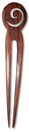 Wooden Plain Hair Ornament