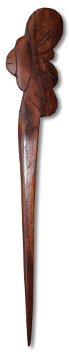 Wooden Plain Hair Ornament