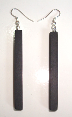 Wooden Handpainted Earring