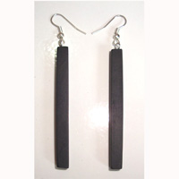 Wooden Handpainted Earring