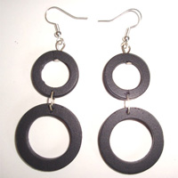 Wooden Plain Earring