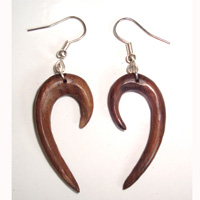 Wooden Plain Earring