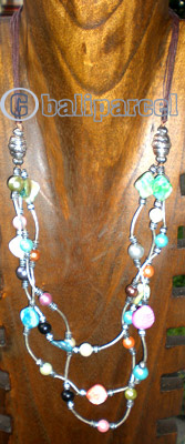 Necklace With Glass Beads