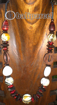 Necklace Wooden With String
