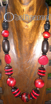 Necklace Wooden With String