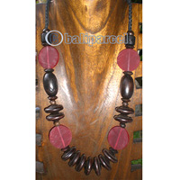Necklace Wooden With String