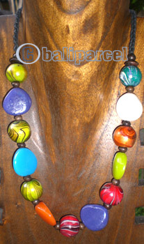 Necklace Wooden With String