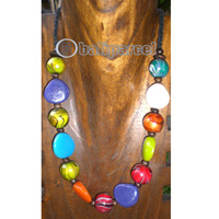 Necklace Wooden With String