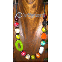 Necklace Wooden With String