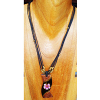 Handpainted Wooden Necklace