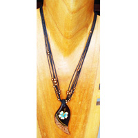 Handpainted Wooden Necklace