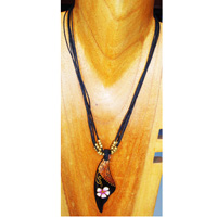 Handpainted Wooden Necklace