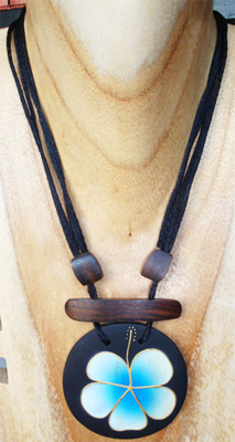 Handpainted Wooden Necklace