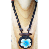 Handpainted Wooden Necklace