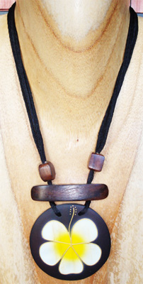 Handpainted Wooden Necklace