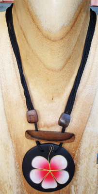Handpainted Wooden Necklace